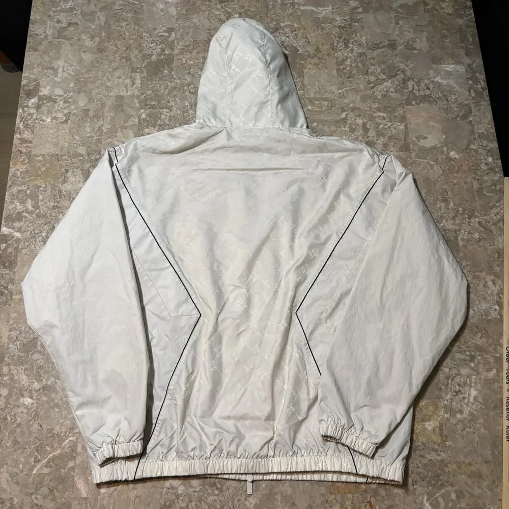 Nike Jordan Brooklyn Draft Jacket Mens XL Tan Orewood Full Zip Hoodie HV0554